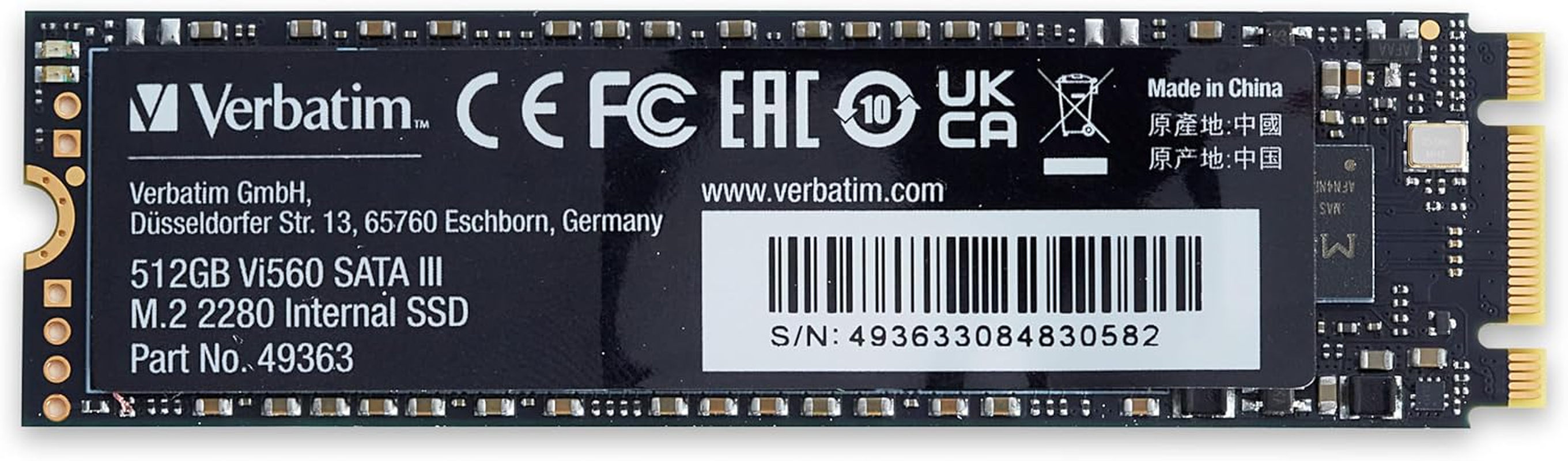 M.2 SATA III 2280 Internal SSD 1TB (Vi560) image number 6