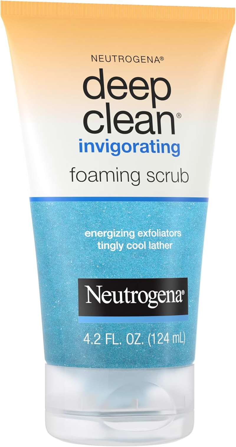 Neutrogena Deep Clean Invigorating Foaming Face Scrub 125Ml|Sweeps Away Dead Skin|Removes Surface Dirt, Oil & Make-Up|Leaves Skin Feeling Refreshed and Energised image number 3