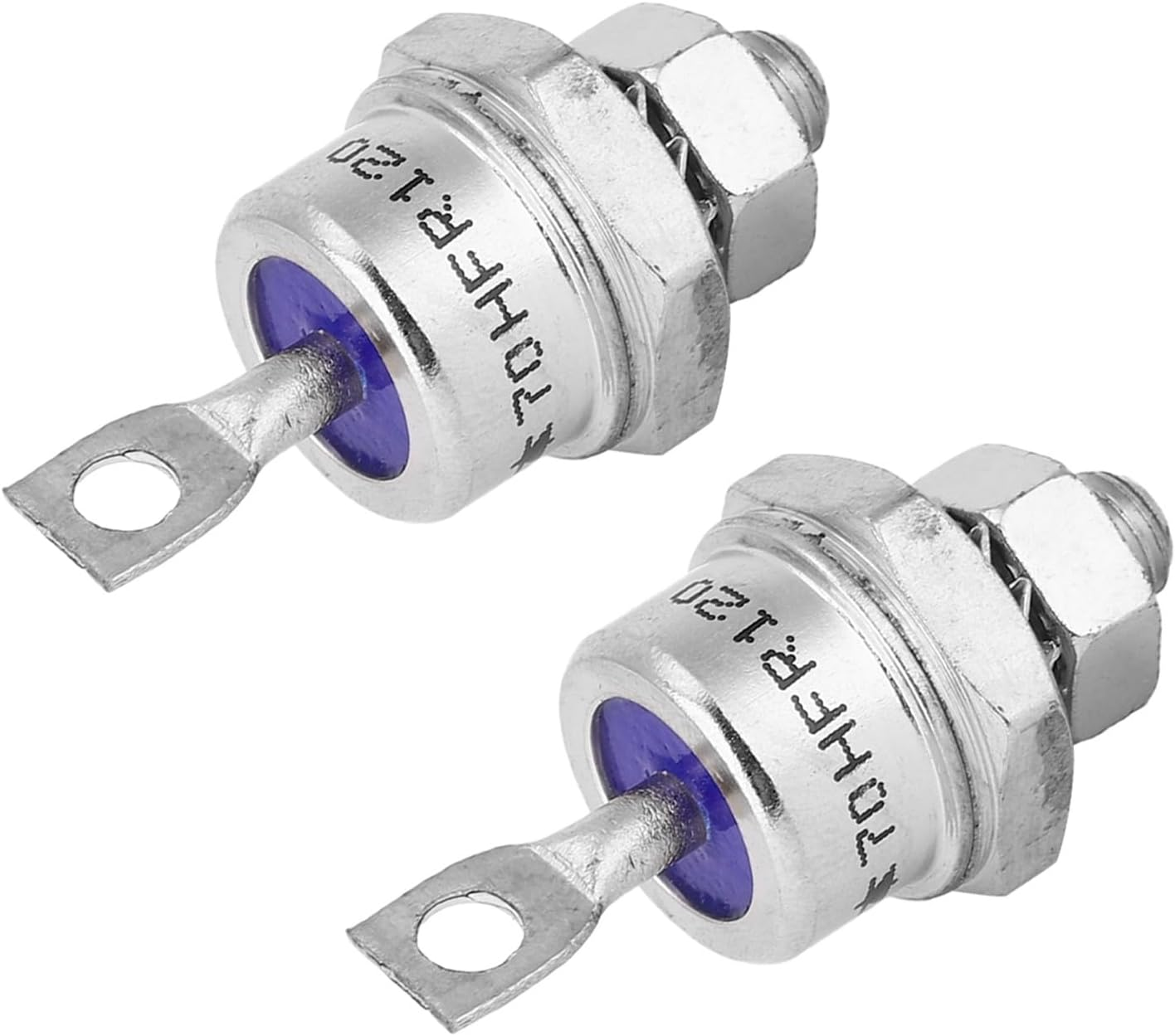 Rectifier Diode, 70HFR120 70HF120, Set of 5 Pairs High Current Capability, Spiral Chassis Stud Mounting for Battery Charging, Power Converters, Easy to Install, Broad Utility image number 5