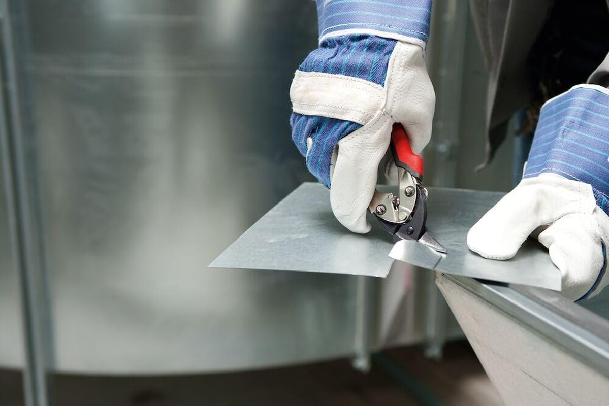 ERDI Ideal-Blechschere, Sehr Klein Mit 2-Komponenten-Griff Links 180 Mm image number 6