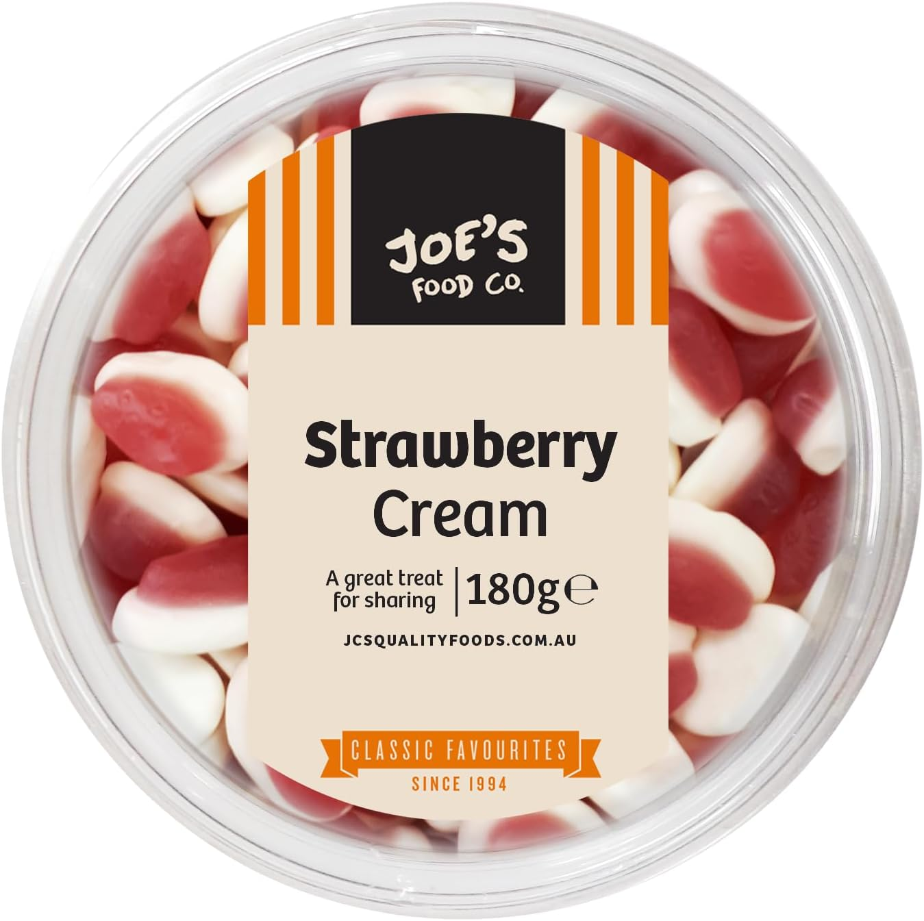 JOE'S FOOD CO STRAWBERRY CREAM, 180G