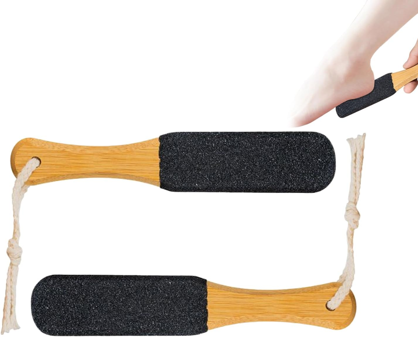 Foot Scrubber | Hard Skin Remover - Double Sided Rasp Pedicure Tool for Men Women Athletes Daily Routine Spa Travel Home Post-Workout Recovery image number 1