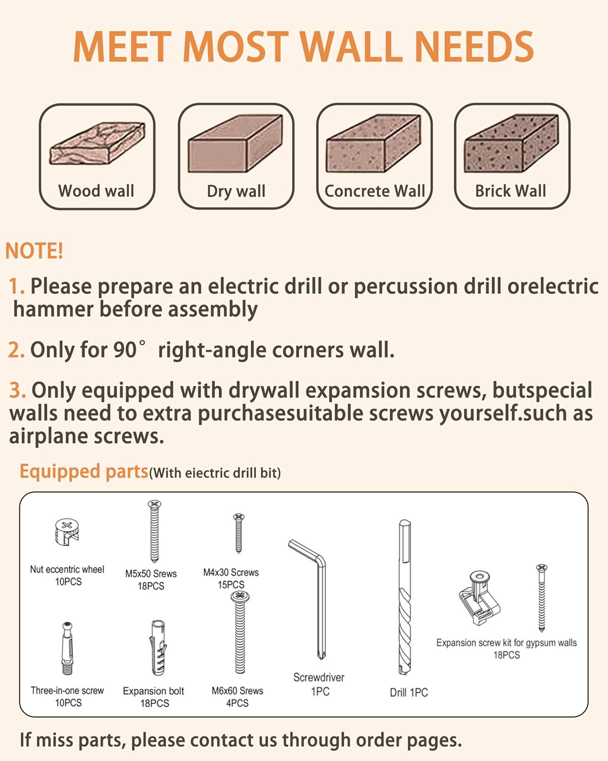 Megidok Corner Cat Climbing Shelf Perches Set Furniture, Cat Bed Wall Mounted with Soft Cushion, Modern Floating Stairs for Wall Indoor-Wood Color&shy; image number 5
