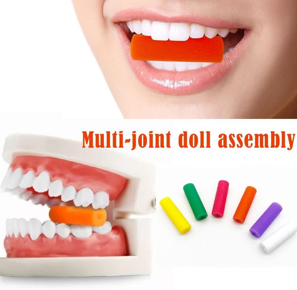 Orthodontic Chews, Orthodontic Silicone Chews, Suitable for People with Braces, 6 Colors and Flavors image number 1