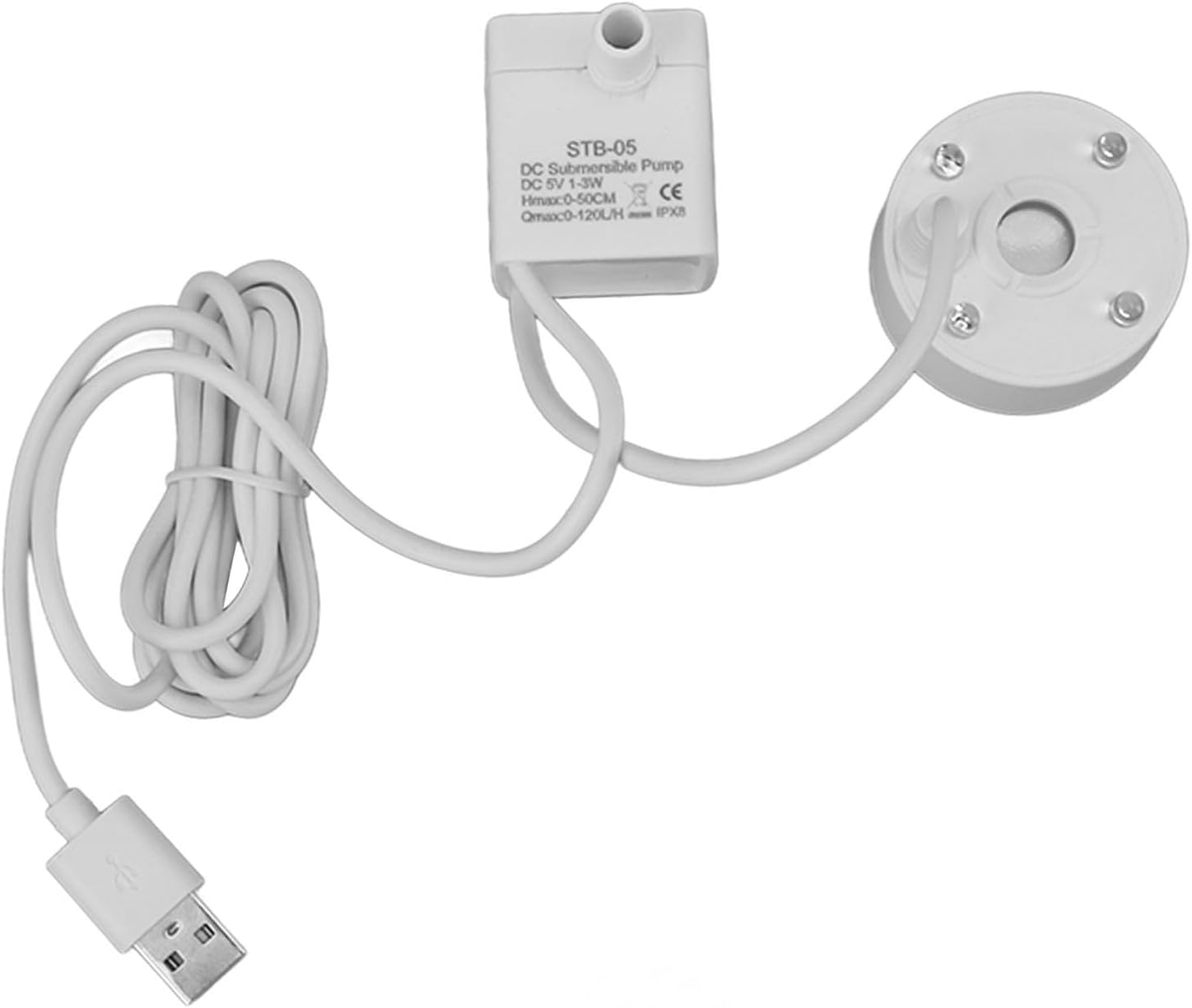 Mist Maker, 5V USB Powered Water Fountain Pond Fog Machine Atomizer Air Humidifier, Small Mist Maker Fogger with LED Changing Light for Water Feature, Christmas, Holiday image number 2