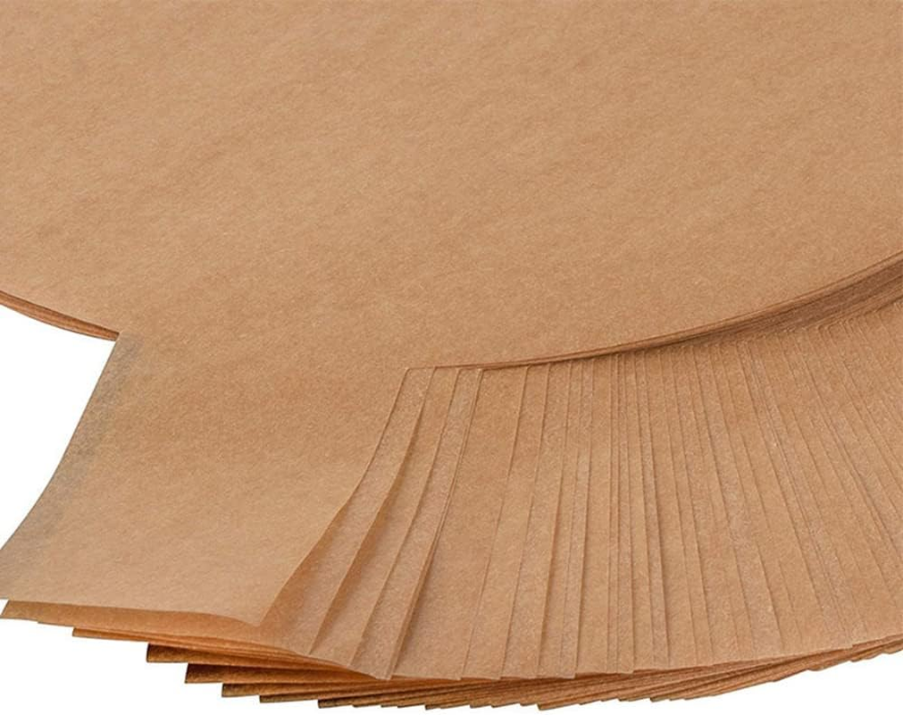 100Pcs Baking Paper, Non-Stick Baking Parchment round Cake Tin Liners with Hanging Ears for Kitchen Home (15Cm, White) image number 3