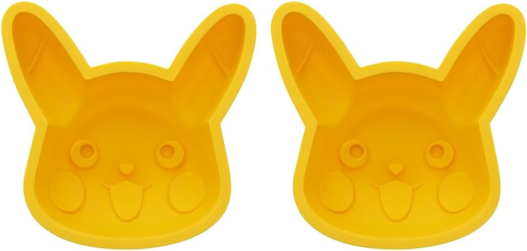 Skater SLM1-A Silicone Cake Pan, Set of 2, Pokemon Pikachu, 5.3 X 5.1 X 2.1 Inches (13.5 X 13 X 5.3 Cm) image number 2