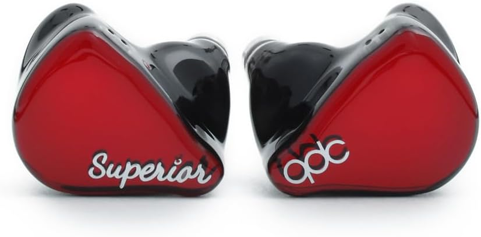 Qdc Superior Vermilion Red (QDC-SUPERIOR-RD Earbuds with 0.4 Inch (10 Mm) Single Full Range Dynamic Driver) Coaxial Dual Magnetic Circuit & Dual Cavity Construction Uses Iem2Pin Connector High image number 3