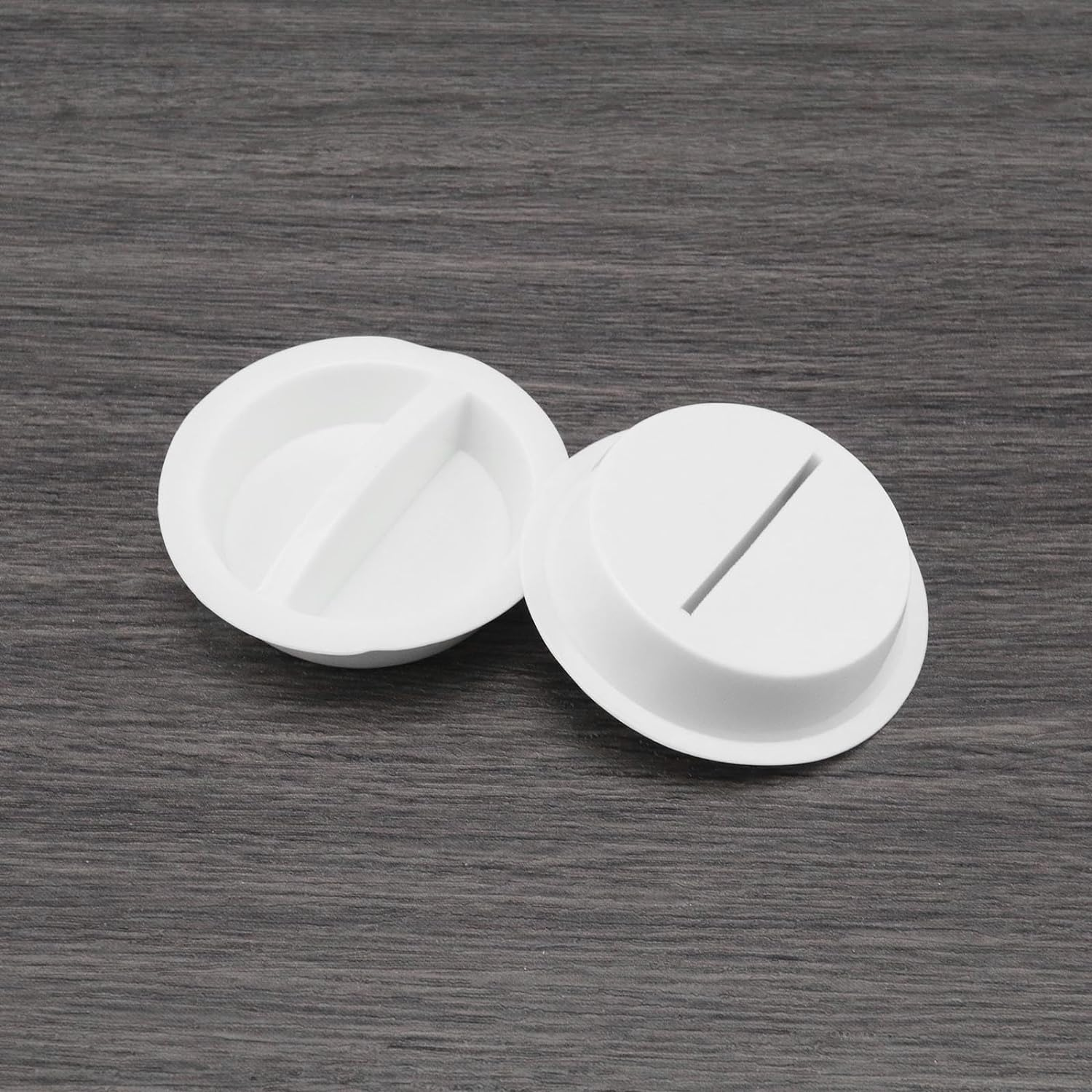 2 Pcs Silicone round Snap in Locking Hole Plugs, 50Mm Sealing Plugs Rubber Panel Seal Cover Flush Type Panel Sink Plug Closure Drain Plug for Kitchen Sink image number 2