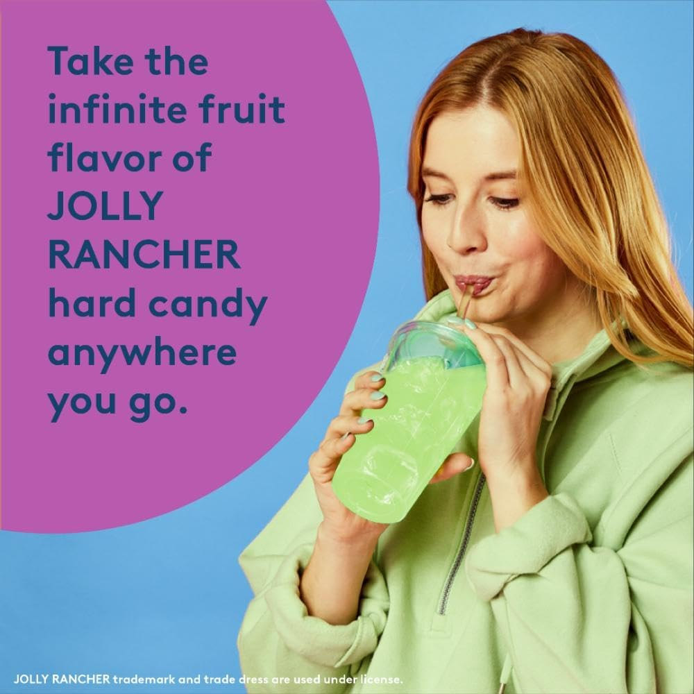 Jolly Rancher Singles to Go Water Drink Mix, Green Apple Flavored Powder Sticks, (12 Boxes with 6 Packets Each &ndash; 72 Total Servings) image number 4