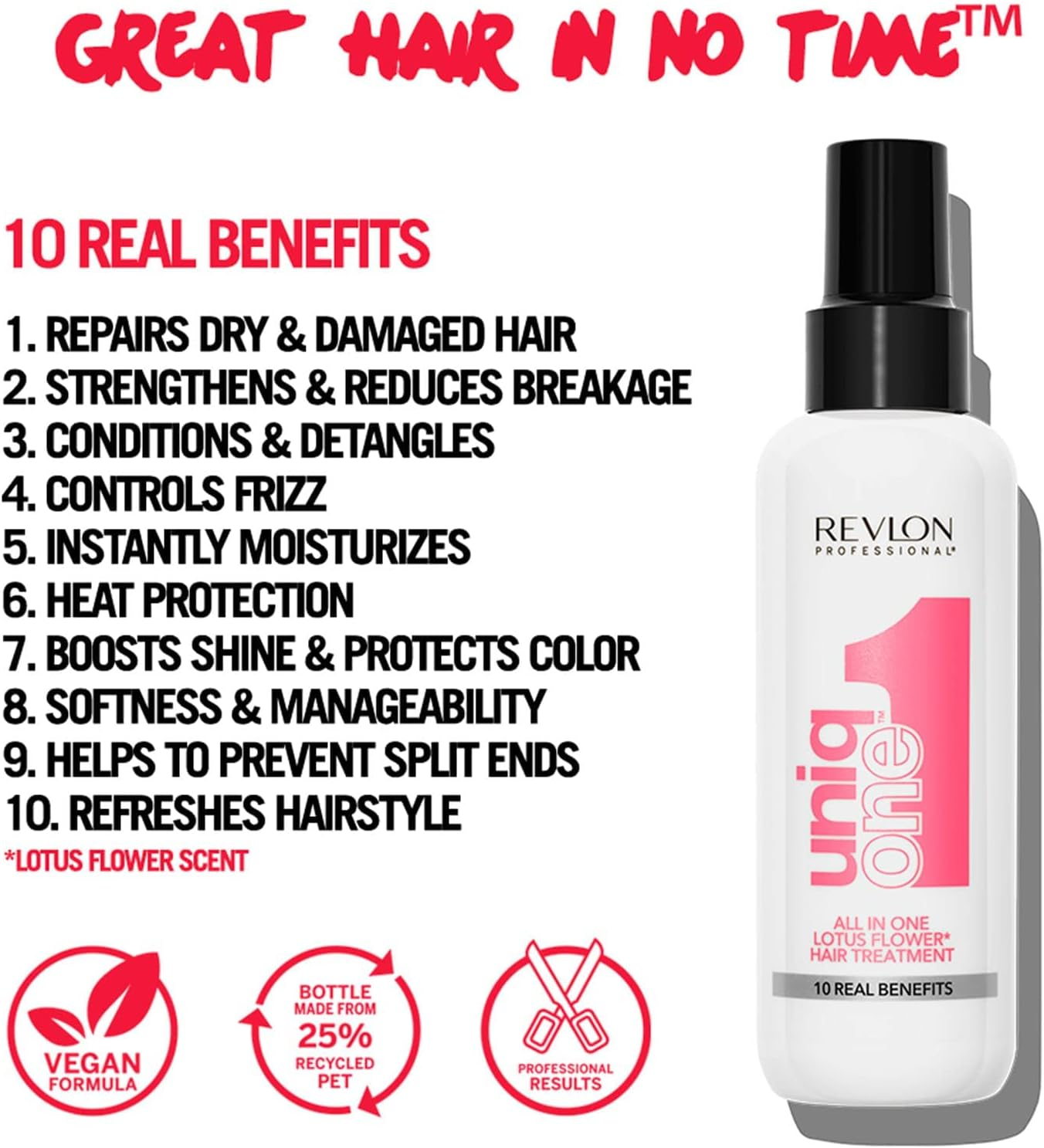 Revlon Uniq One Lotus Flower Hair Treatment image number 2