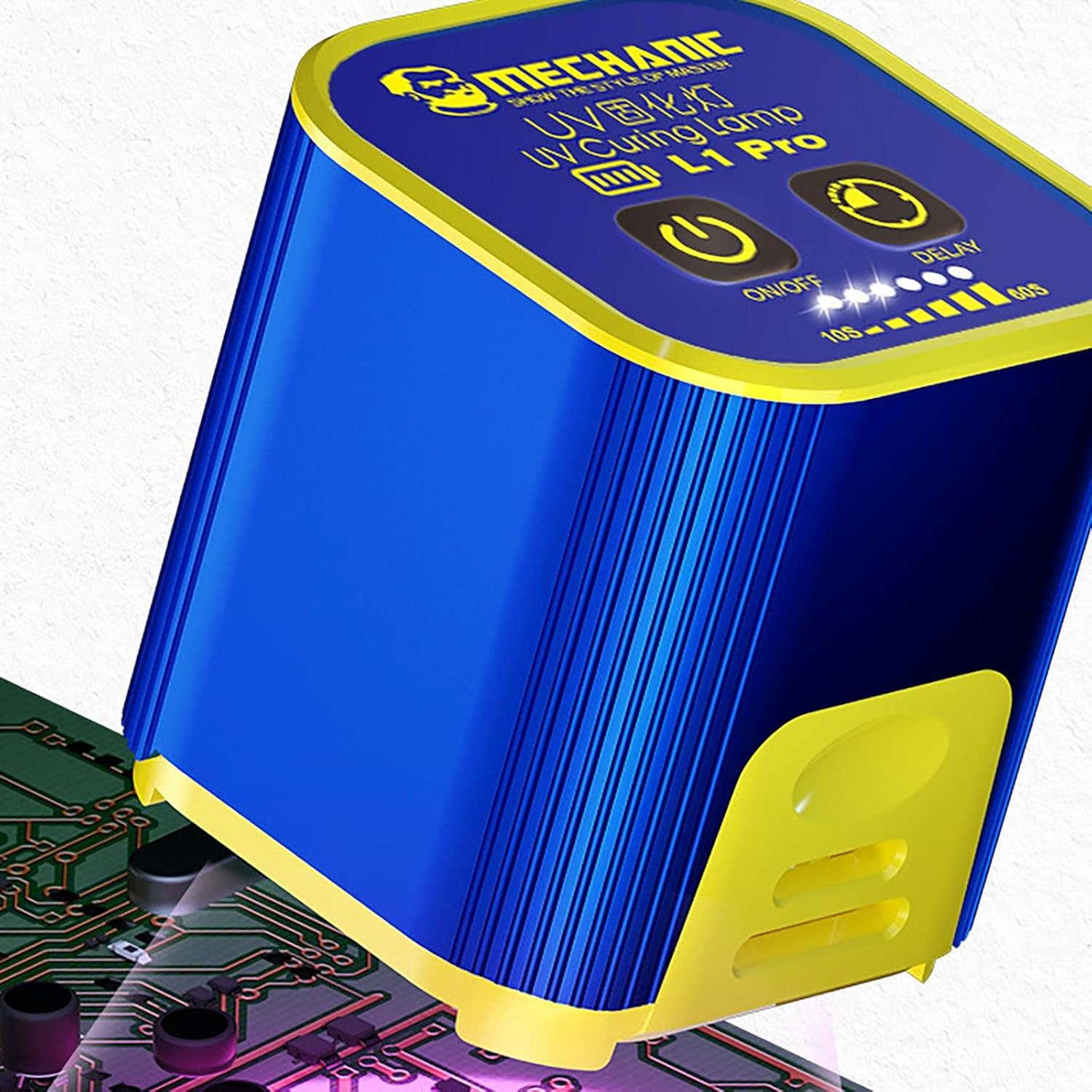 2023 Dual-Core High Power Fast Curing UV Curing Lamp, Smart Phone Repairing Tool Giue Curing Light Lamp for Optical Solder Mask Oil Resin Glue image number 4