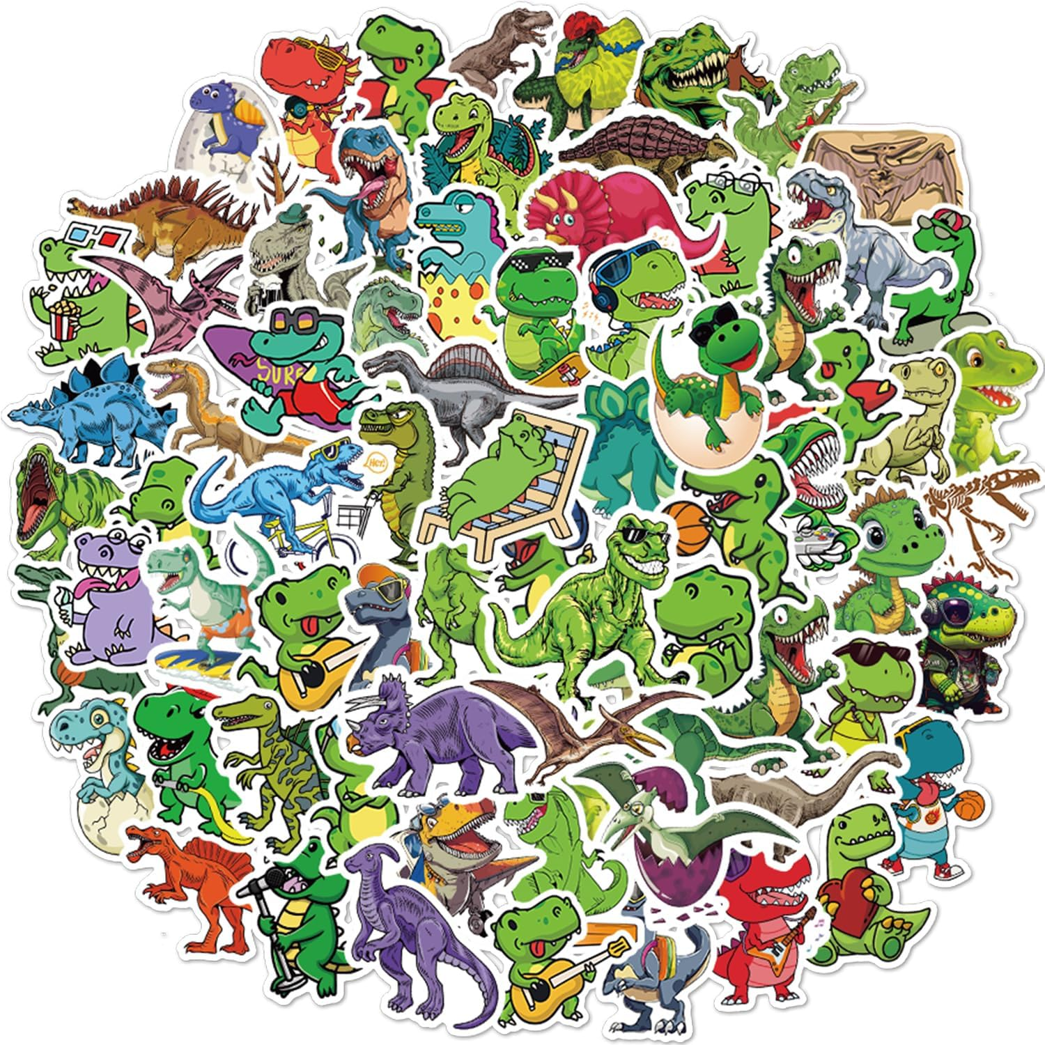 QTL Baseball Stickers for Boys Girls Sports Party Funny Stickers for Water Bottle Laptop Adults Teens Waterproof Vinyl Pack 50Pcs image number 4