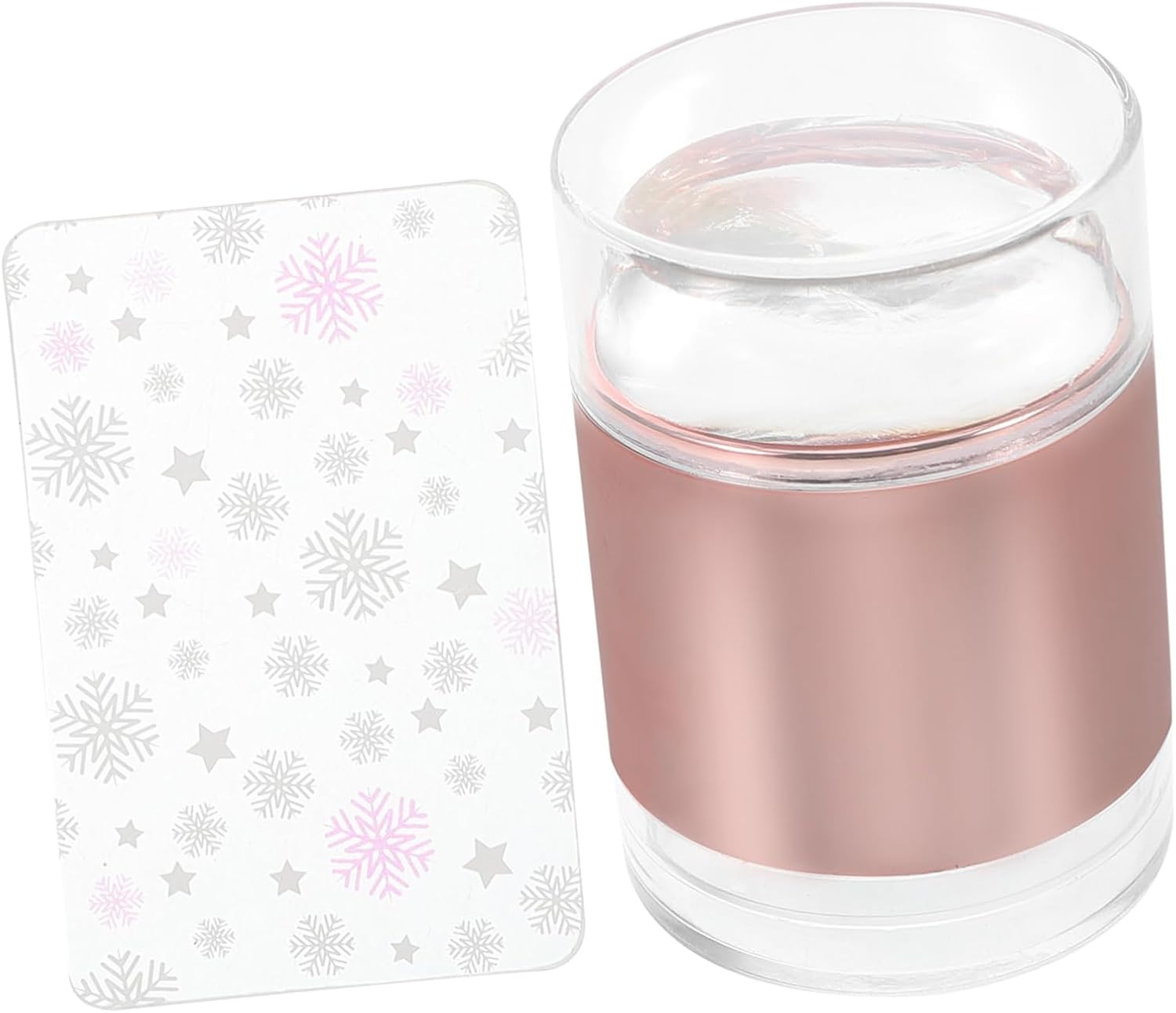 LALADEFIEE Silicone Nail Art Stamper Head Stamping Polish Transfer Templates Butterfly Flower Nail Stamper Plates Manicure Tools Art Template Set