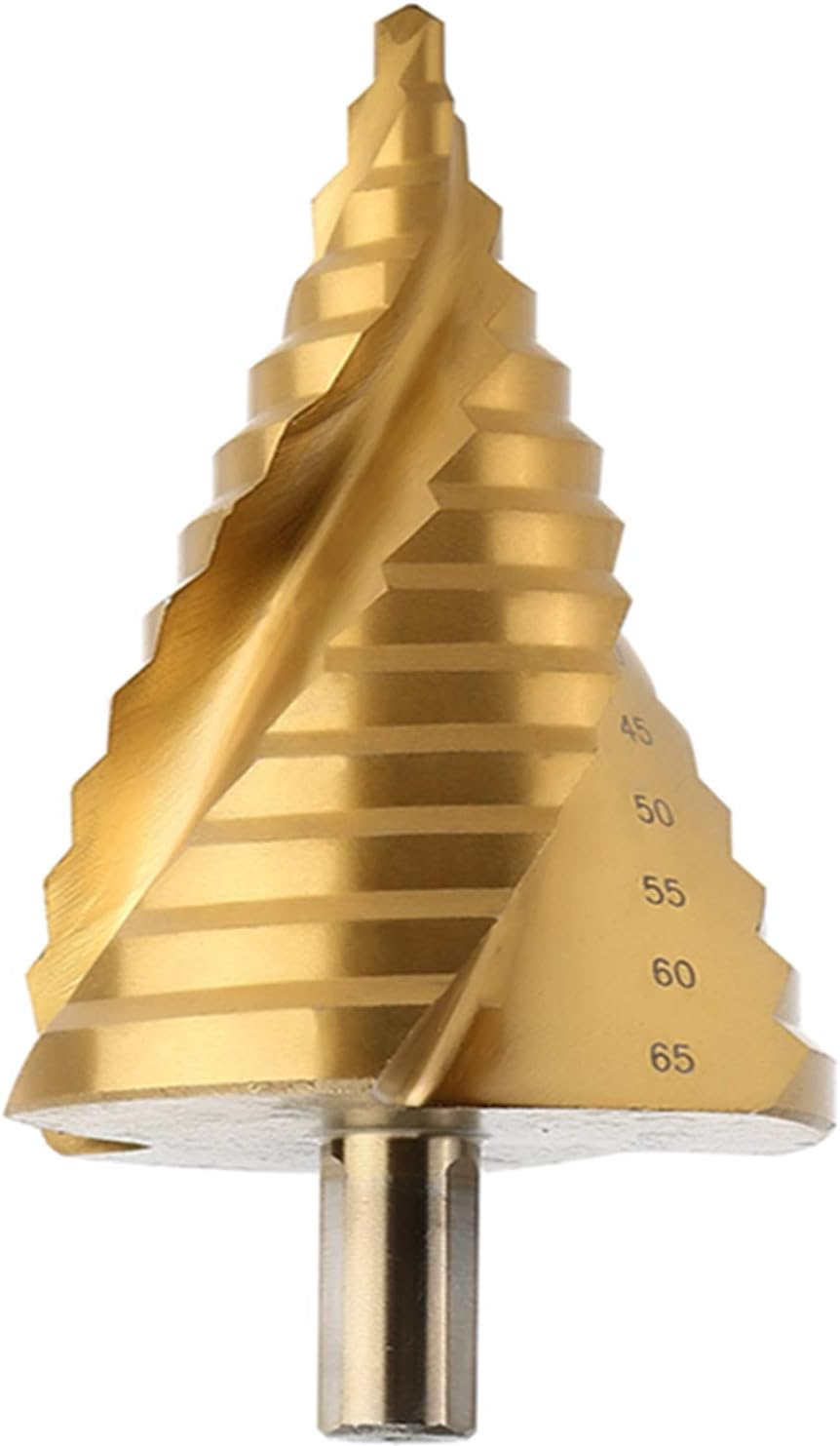 OCGIG 4Pcs Countersink Chamfer Tool HSS(4241) Titanium Coated Deburring Tool Set Metal Wood Drill Bits