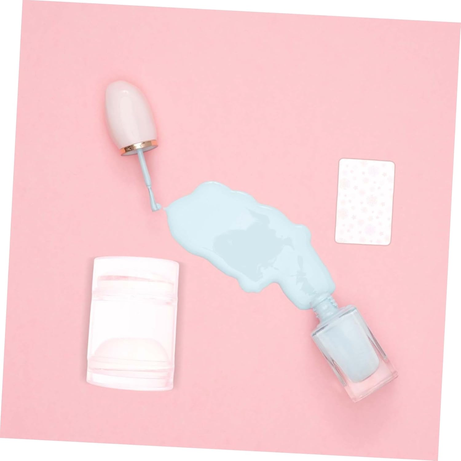 ARTSEWPLY Nail Art Stamper Set Diy Manicure Kit Butterfly Pattern Plate Precision Nail Art Tools for Home Use image number 1