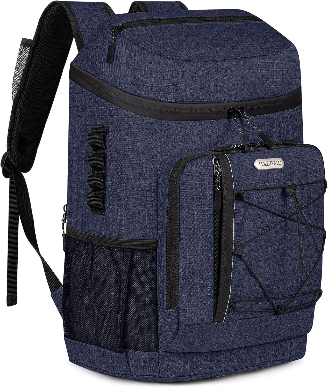 Cooler Backpack Waterproof 30 Cans Insulated Backpack Cooler Bag Leak Proof Soft Ice Chest Backpack for Women Beach Picnic Hiking Lunch Backpack, with Ice Packs Reusable for Long Lasting - Black image number 4