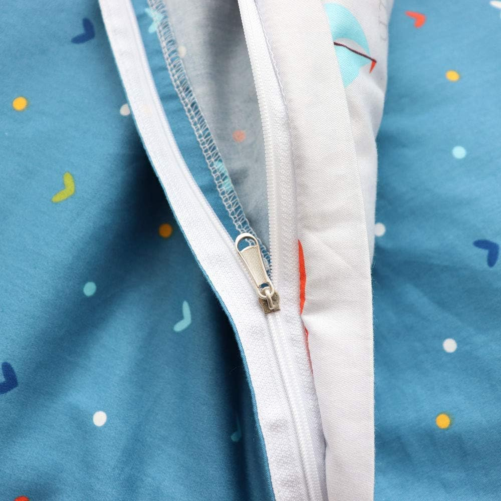 100% Cotton Crib Bedding Set for Toddler Boys Girls,3Pcs Include Duvet Cover,Fitted Sheet,Pillowcase, Baby Bed Linen,Nursery Decoration (Car) image number 5