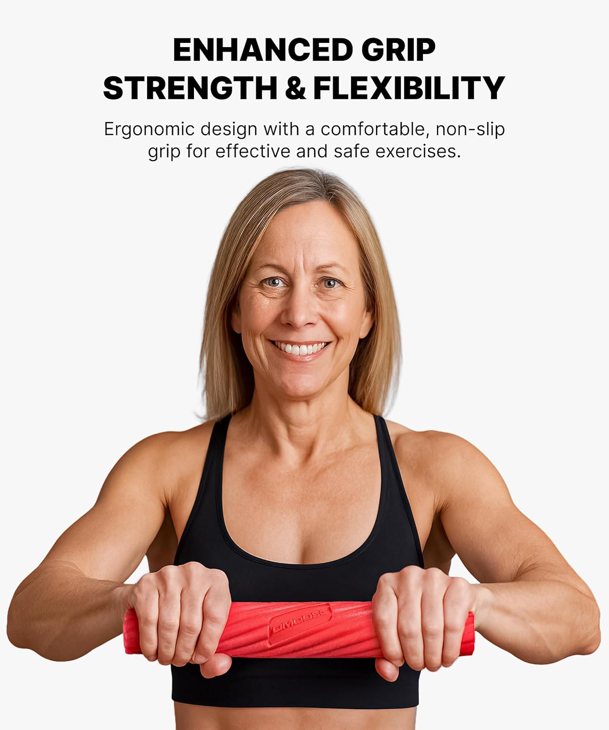 Dmoose Resistance Bar for Physical Therapy, Flexbar for Tennis Elbow, Wrist Strengthener to Improve Hand Grip for Golfers, Rehab, Tendonitis Pain, Injury Recovery Massager, Rehabilitation Equipment - Blue image number 7