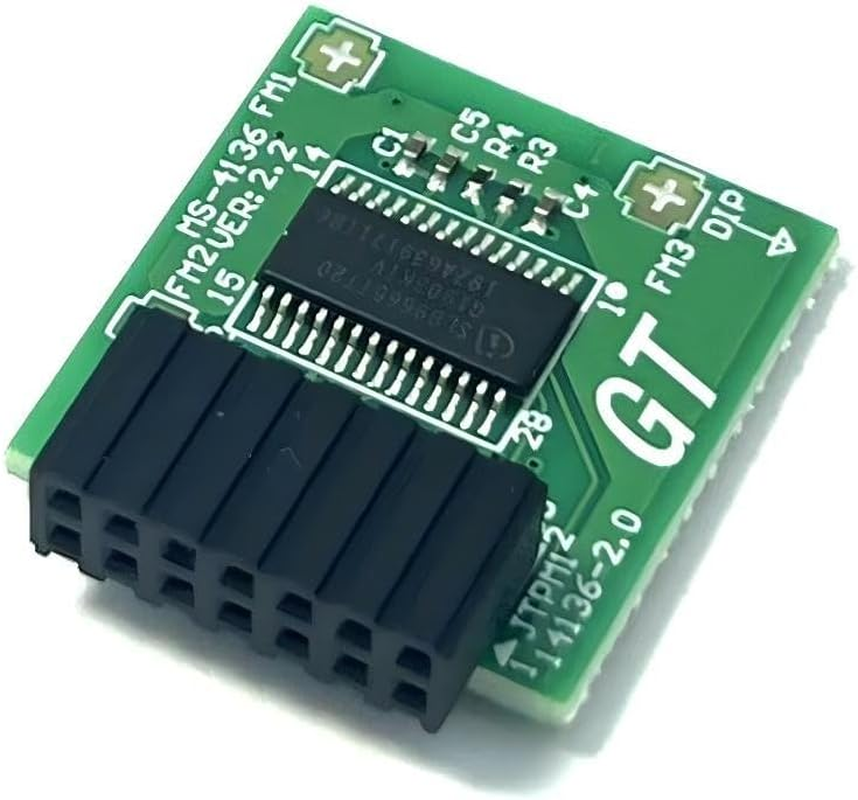 Gintai TPM2.0 LPC 14Pin Module with Infineon SLB9665 Replacement for MSI MS-4136,MSI Intel X299,AMD 300 400 X570 X399 TRX40 Encryption Security Module image number 3