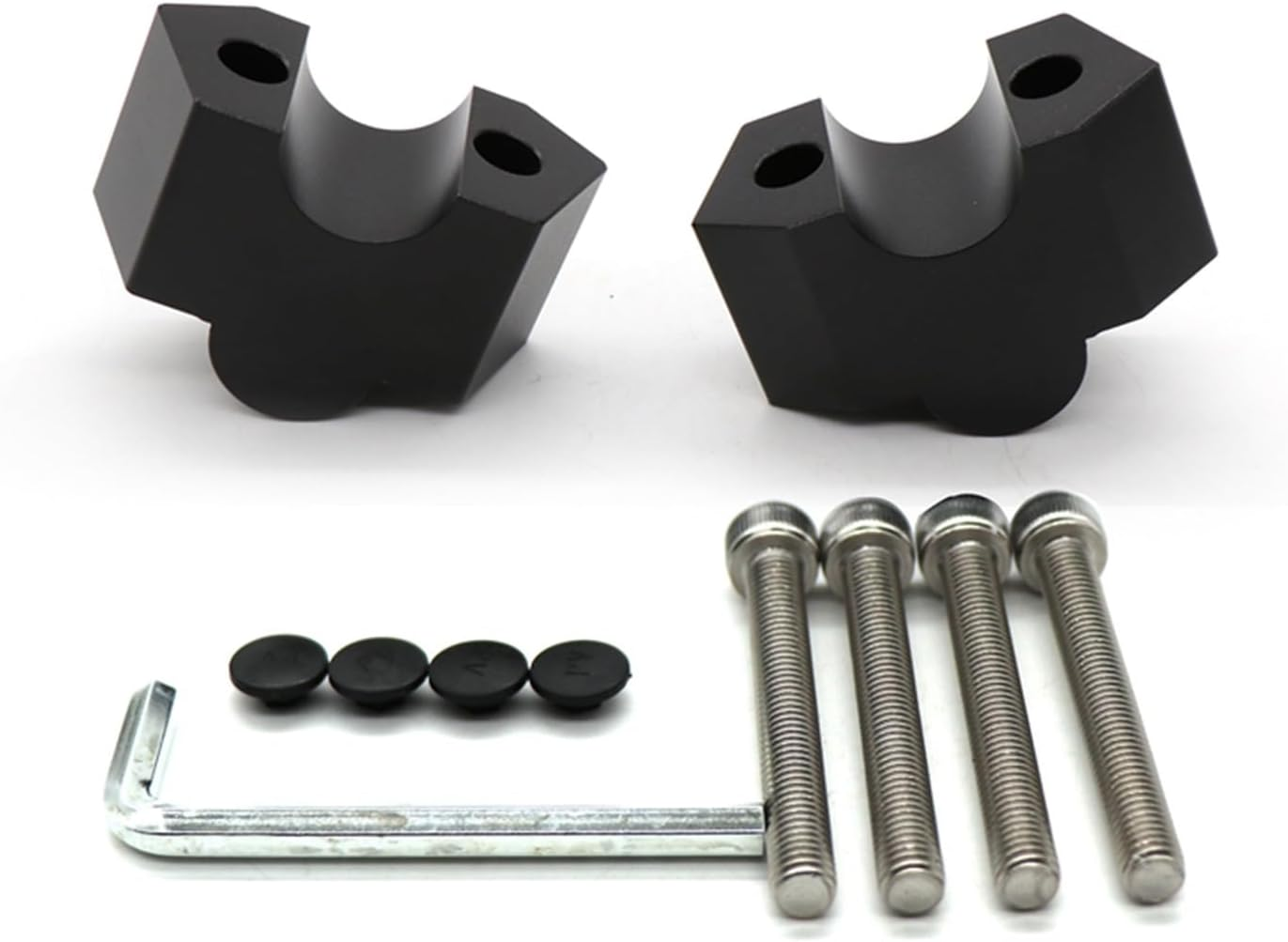 Handlebar Parts Decoration Motorcycle Handlebar Bar Riser Adapter for Kawasaki Z800 Z300 Z250 Motorcycle Accessories Height Increase image number 5