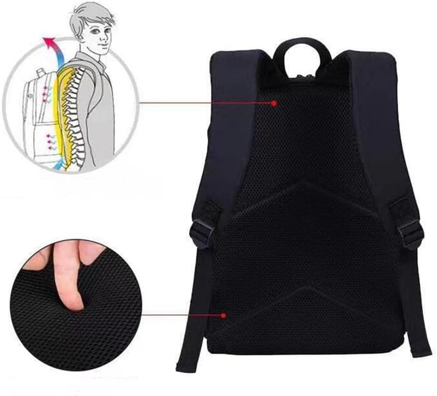 AII Lover 3Pcs Anime Backpack Set with Stickers,16In 3D Printed Cartoon School Bags for Elementary and Middle School Students and Game Fans Teens Birthday Gift. image number 5