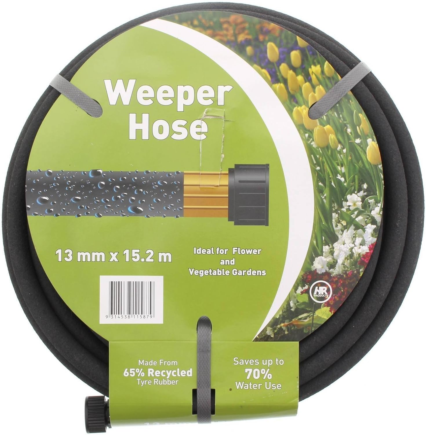 Garden Soaker Hose 13Mm X 15.2M Ideal for Flower and Vegie Gardens Orbit image number 2