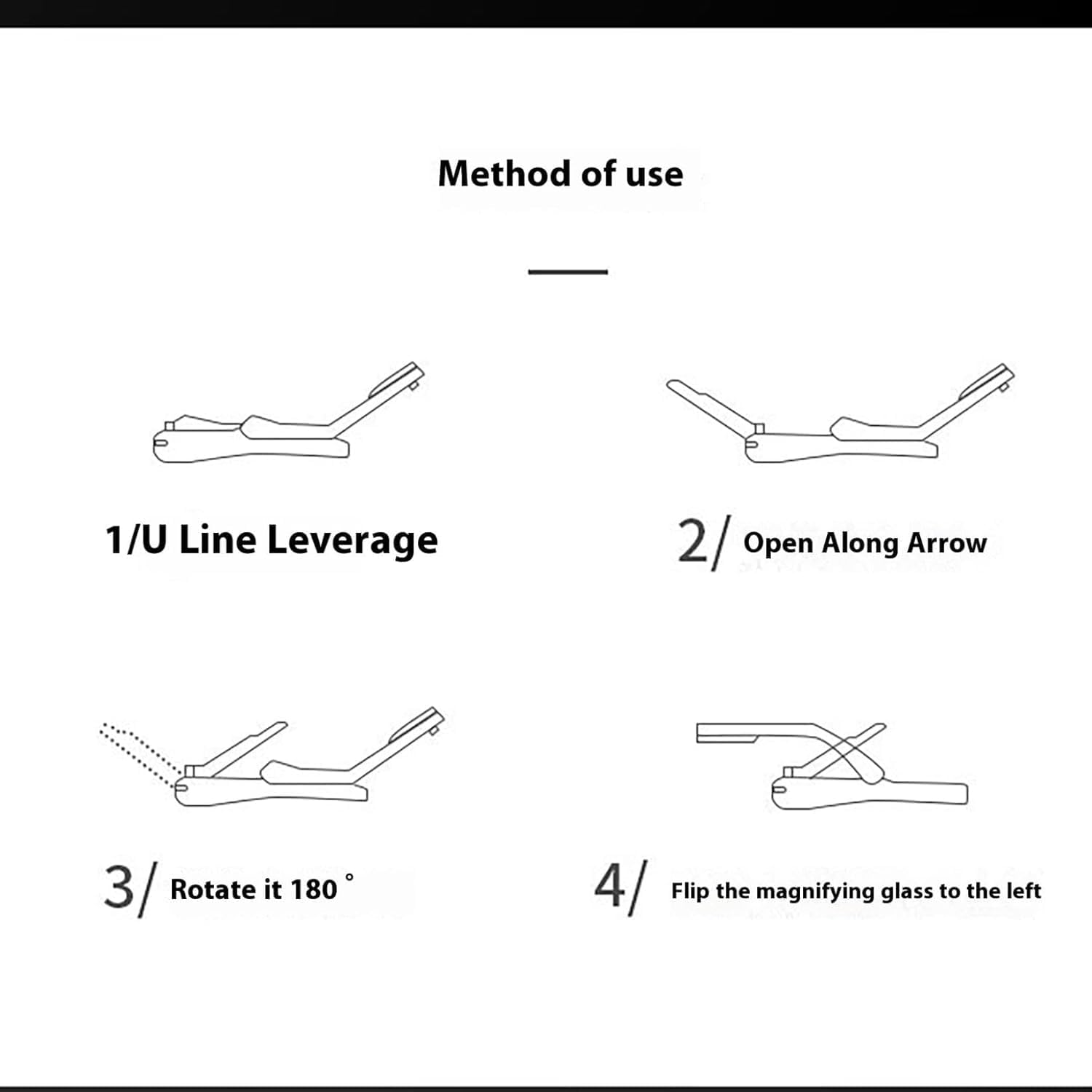 Amaezorx 2 Pcs Magnifying Glass Nail Clippers for Seniors & Elderly - 3X Magnifier Nail Cutter with Comfort Grip, Easy-To-Use Nail Clipper for Thick Nails & Low Vision image number 5