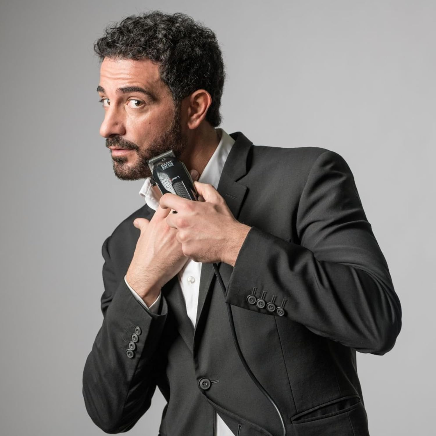 Gama Italy Professional PRO9 XPERT - Professional Men'S Hair Trimmer - Magnetic Motor - Cut between 0.8 and 3.8 Mm - 4 Guide Combs Included (3, 6, 10, 13 Mm) image number 5