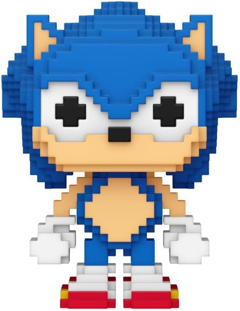 Funko Pop! Sonic the Hedgehog: 8-Bit Sonic Vinyl Figure, 3.65-Inch Height