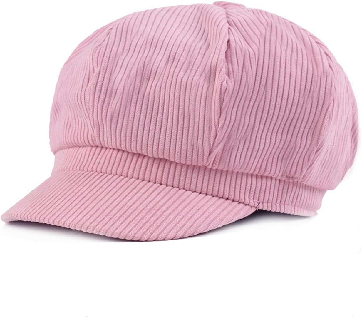 Classic Women S Hat Lightweight Beret Cap for Winter Vintage Newsboy Cap Corduroy Women Beret Hats Hats for Women - Grey image number 5