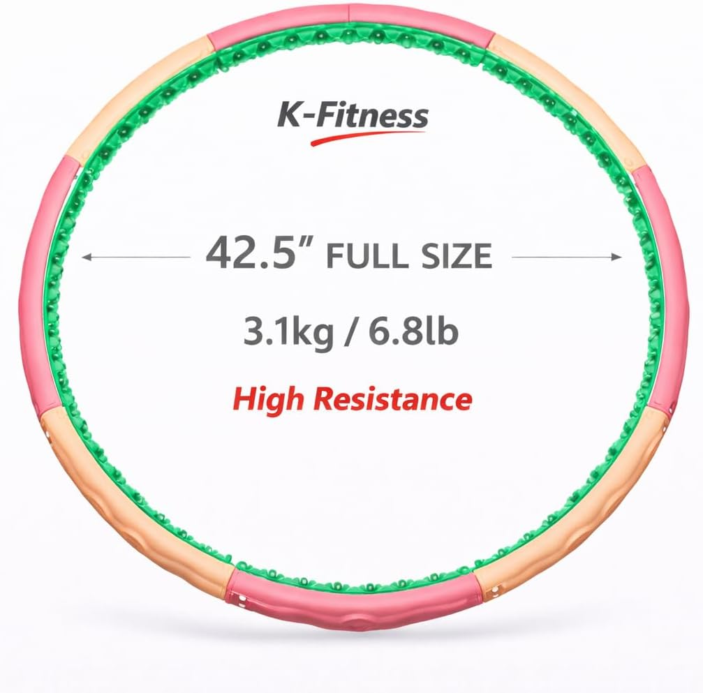 Weighted Hoop 6.84Lb (3.1Kg) Exercise,Fitness Advance for Expert image number 4