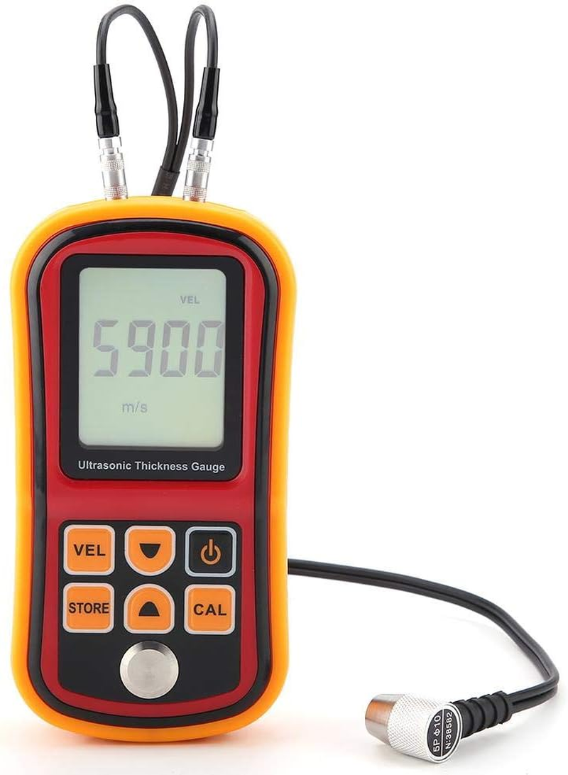 LCD Digital Ultrasonic Thickness GM100 High Precision 1.2-220Mm Steel Width Testing Monitor image number 2