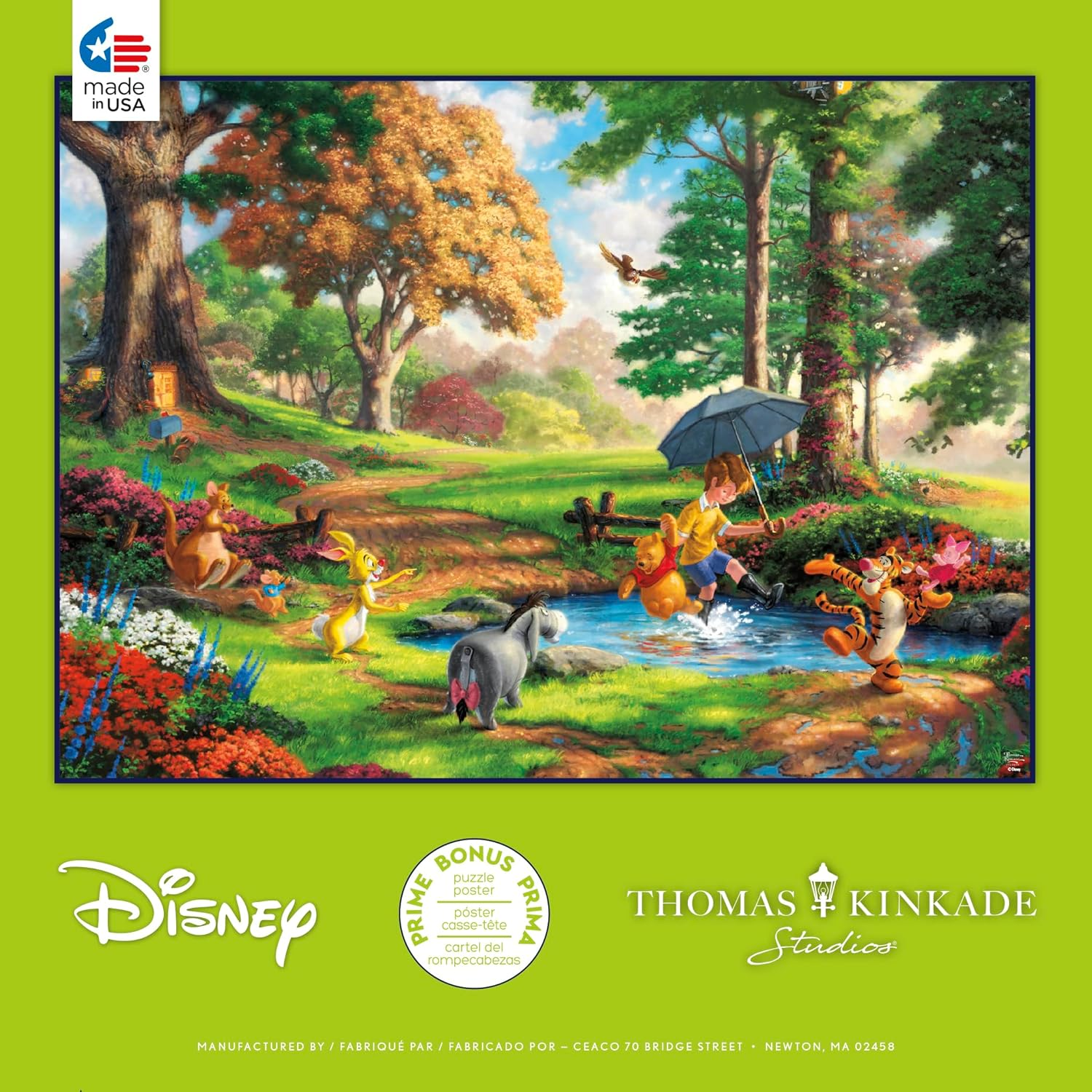 Ceaco - Thomas Kinkade - Disney - Winnie the Pooh - 1000 Piece Jigsaw Puzzle image number 3