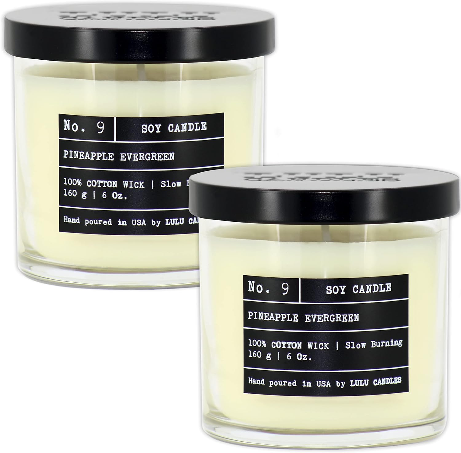 Lulu Candles | Fresh Linen | Luxury Scented Soy Jar Candle | Hand Poured in the USA | Highly Scented & Long Lasting (6 Oz.) image number 4