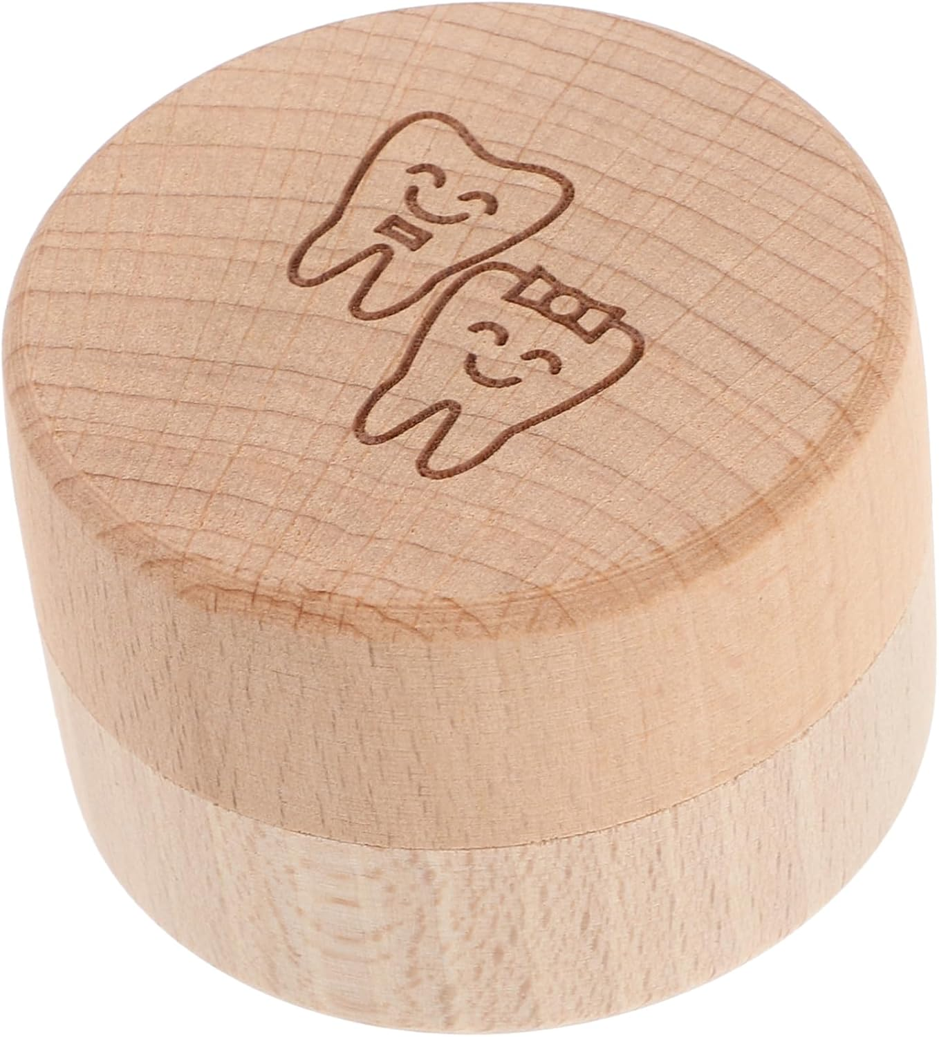 SOLUSTRE Wooden Tooth Holder Boy Girl Tooth Box Boys and Girls Souvenir Organizer Safe image number 2