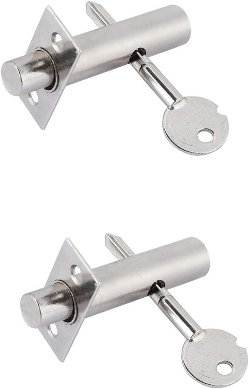 1/2X Security Door Bolts with Star Key Strong Security Dead Lock for Doors and Windows image number 3