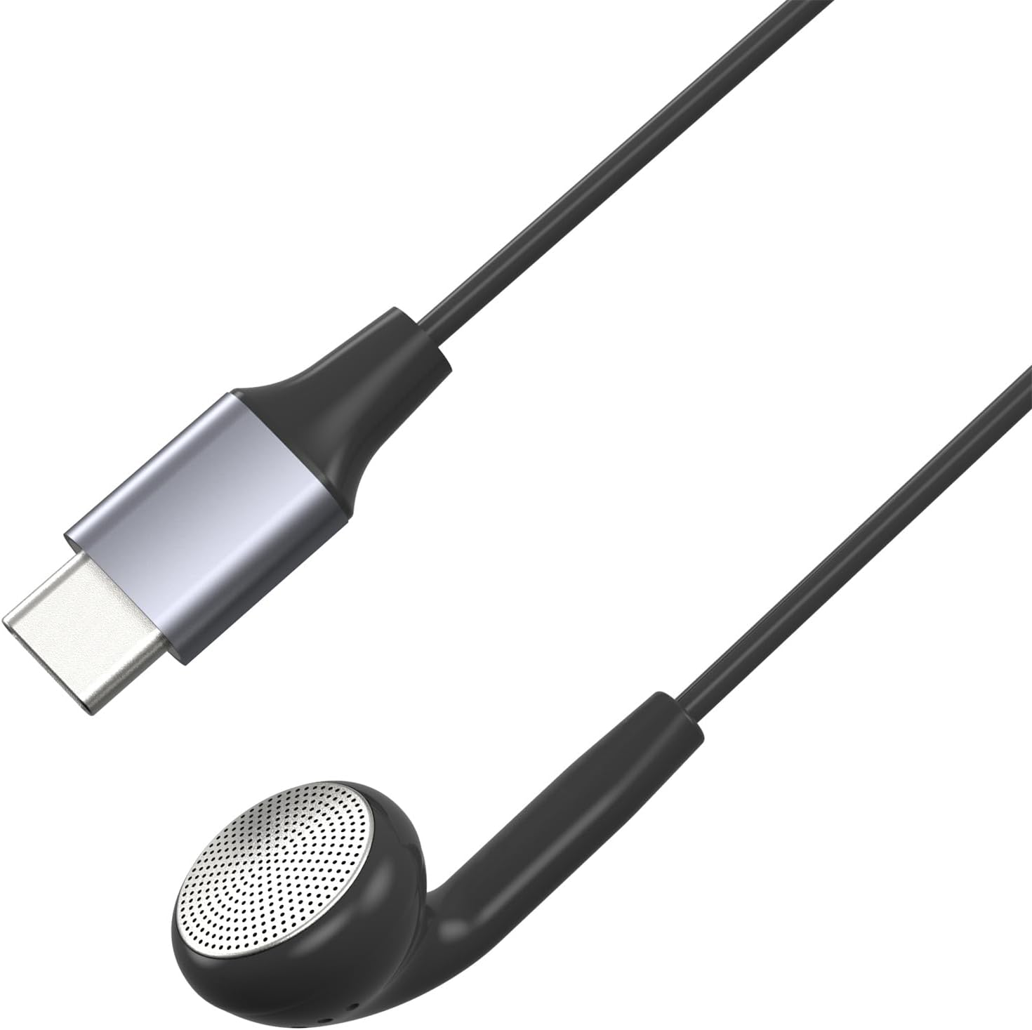 Single Side Earbud with Mic - 3.5Mm/Usb-C Lightweight Headphones for Phone Calls & Driving, Comfortable Secure Fit, Durable Design for Customer Service & Online - 3.5Mm Straight Head image number 6