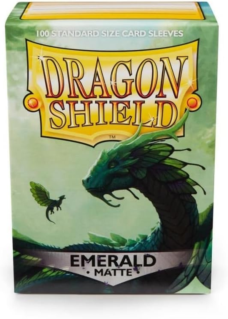 Dragon Shield Matte Sleeves Set of 100 Sleeves - Emerald image number 2