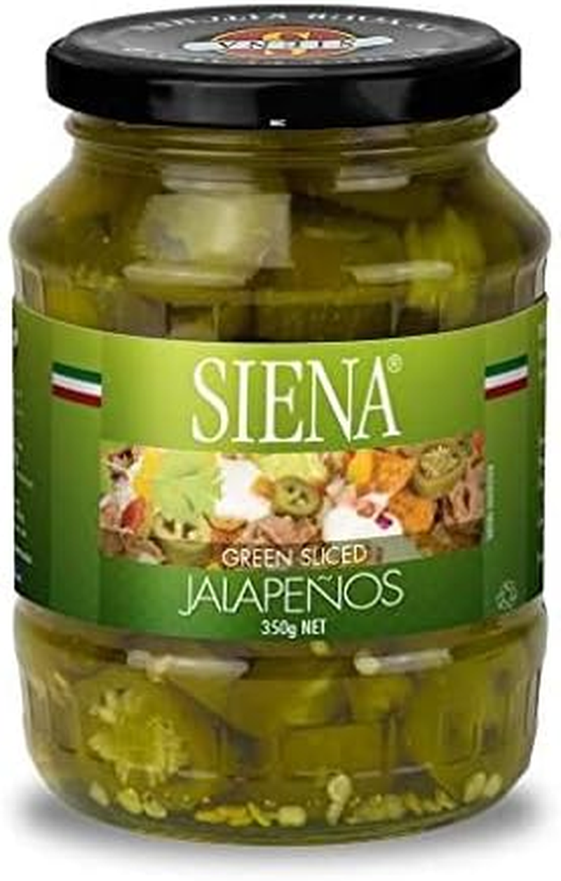 Siena Siena Green Sliced Jalapenoes, 350 G