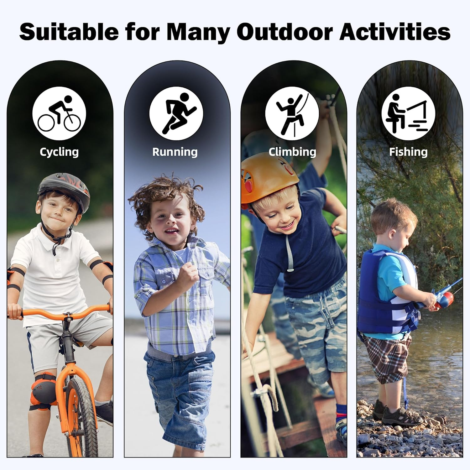 Kids Sunglasses for Boys Girls, UV400 Protection Goggles Youth Sports Sunglasses for Baseball Cycling Climbing image number 1