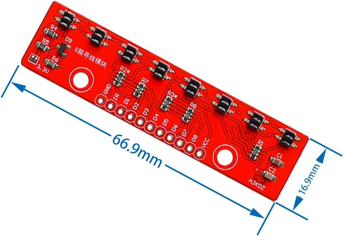 10PCS Tracking Module Infrared Detection Sensor Module DIY 8-Channel Infrared Detector Module 8Bit Sensor Module image number 1