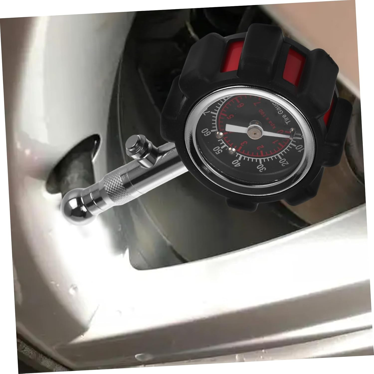 GARVALON High Precision Tire Pressure Gauge for Automotive Use Construction Digital Display Versatile Compatibility for Car Models Accurate Pressure Measurement Tool for Safe Driving image number 3