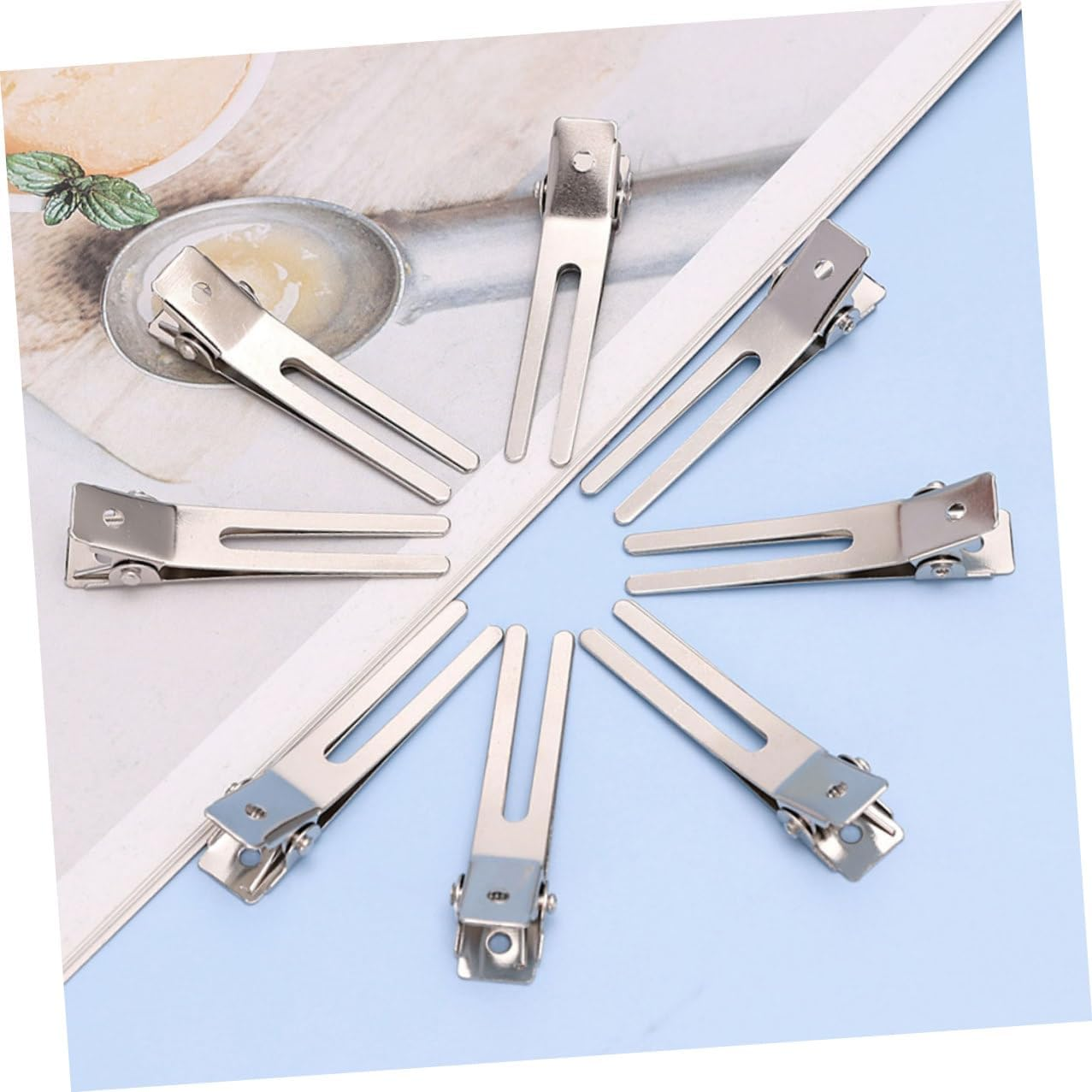 PLAFOPE 35Pcs Professional Metal Alligator Hair Clips for Barbers and Hairstylists Non-Slip Sectioning Clips for Salon Hair Styling Secure Grip for All Types image number 3