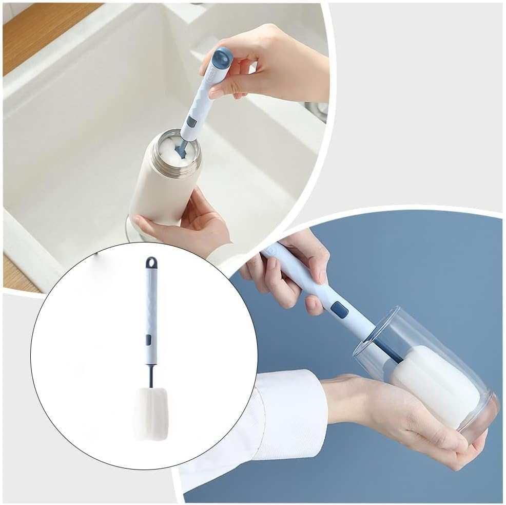 2+1 Cup Brush, Multifunctional Cup Lid Gap Cleaning Brush Set image number 2