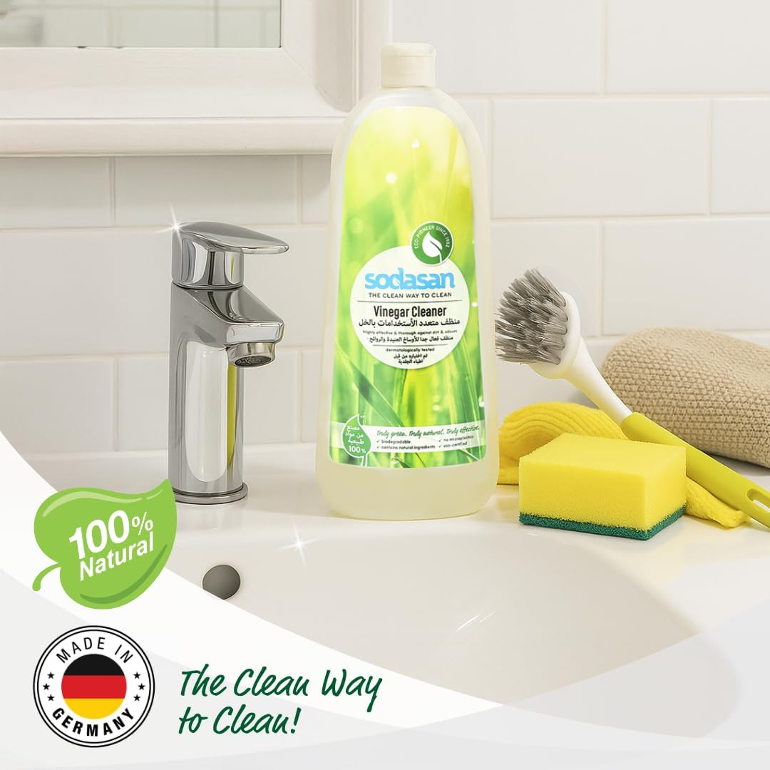 Sodasan Vinegar Cleaner, 1 Liters image number 3