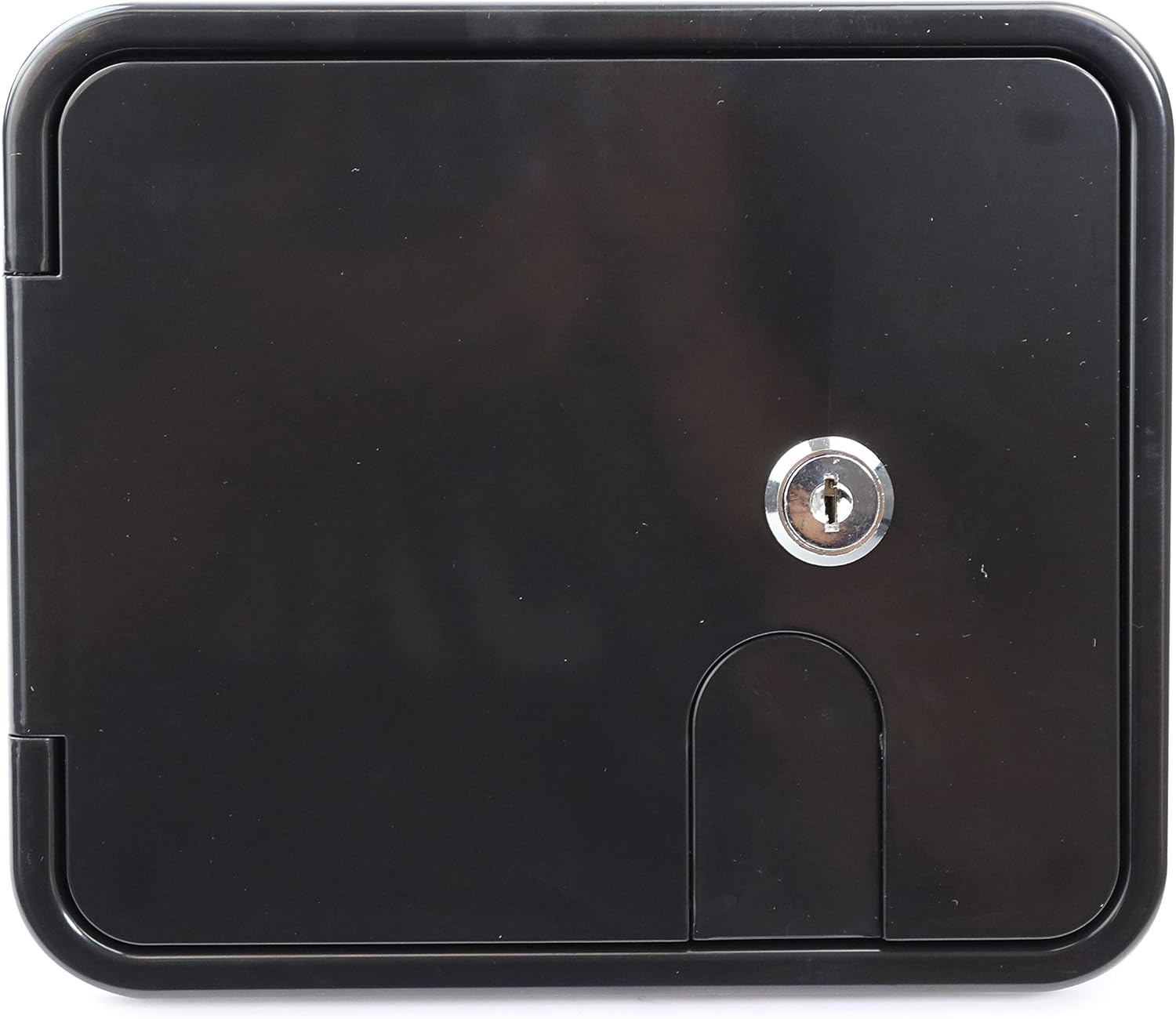 RV Camper Trailer Motorhome Power Cord Hatch Electrical Access Door (Black-1802Mb) image number 3