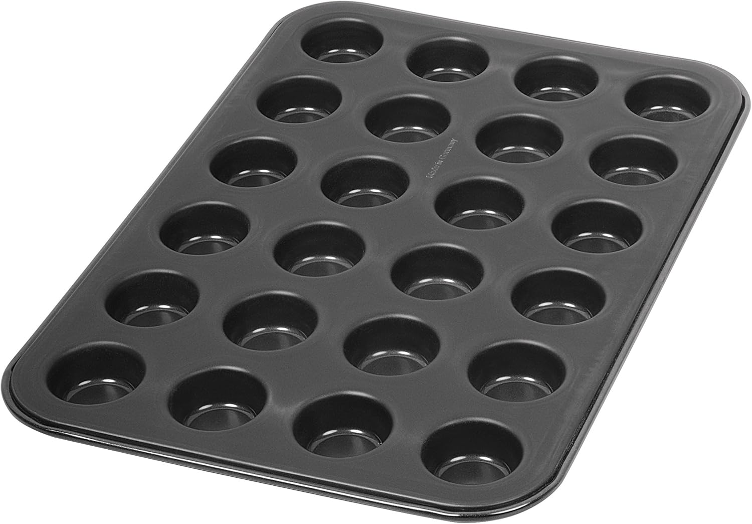 Dr. Oetker Tradition 24-Piece Non-Stick Bakeware Muffin Tin, Black image number 1