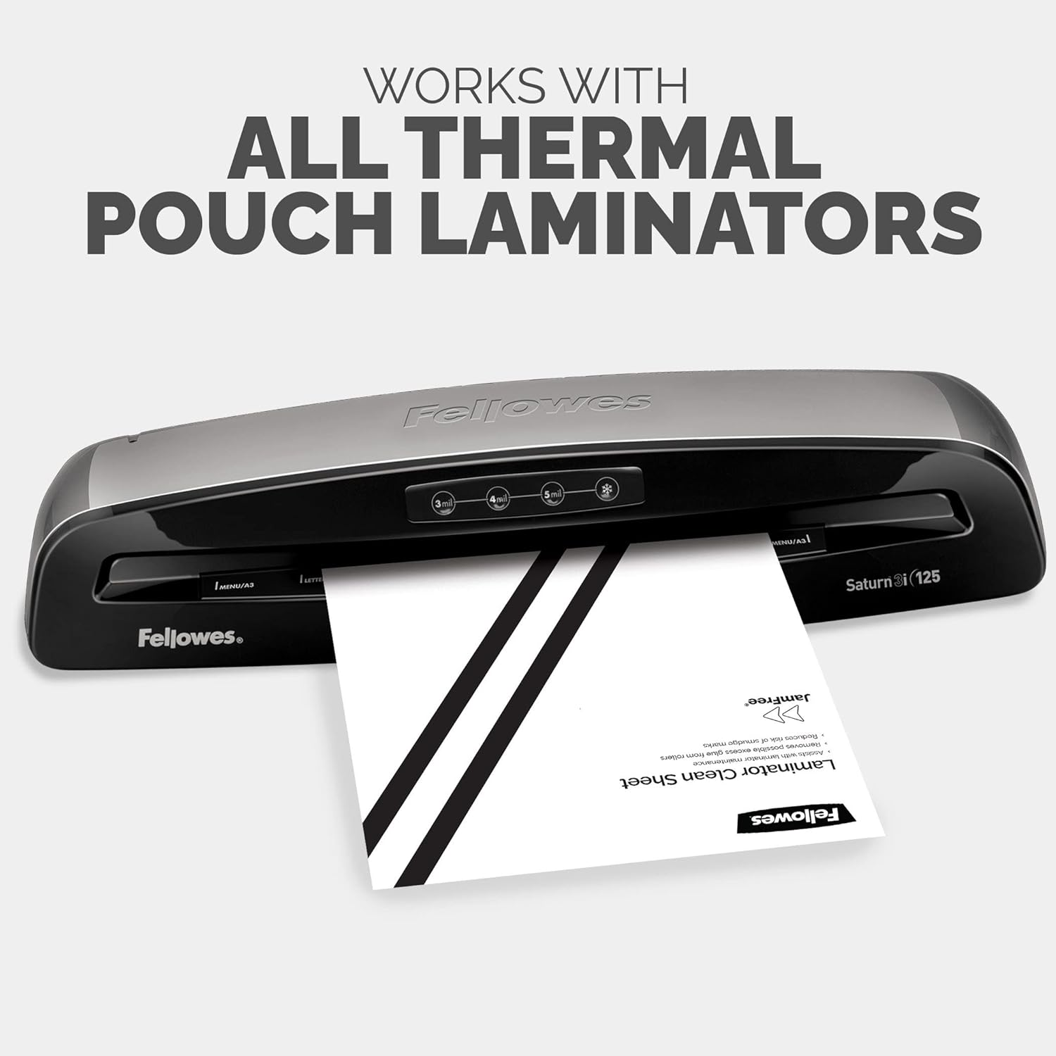 Fellowes Laminator Cleaning Sheets, 10 Pack, 8.5 X 11 In image number 2