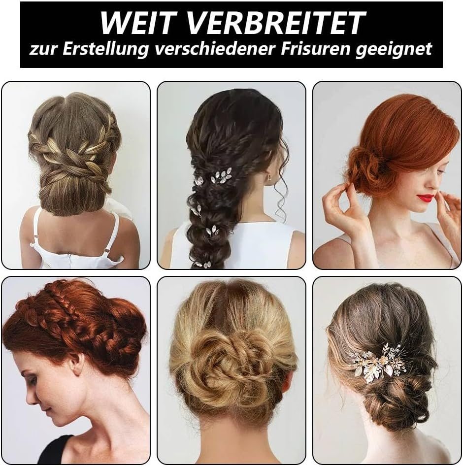 Funalix Pack of 150 U-Shaped Hair Clips, Hair Styling Bobby Pins, Ballet Hair Pins, Bun Hair Clips, Styling Hair Clips for Women and Girls (Black) image number 1